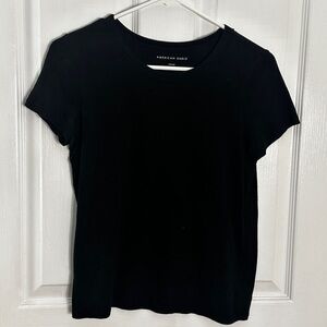 Plain black t-shirt